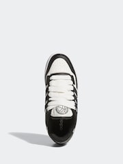adidas Black Rapid Court Trainers - Image 6 of 9