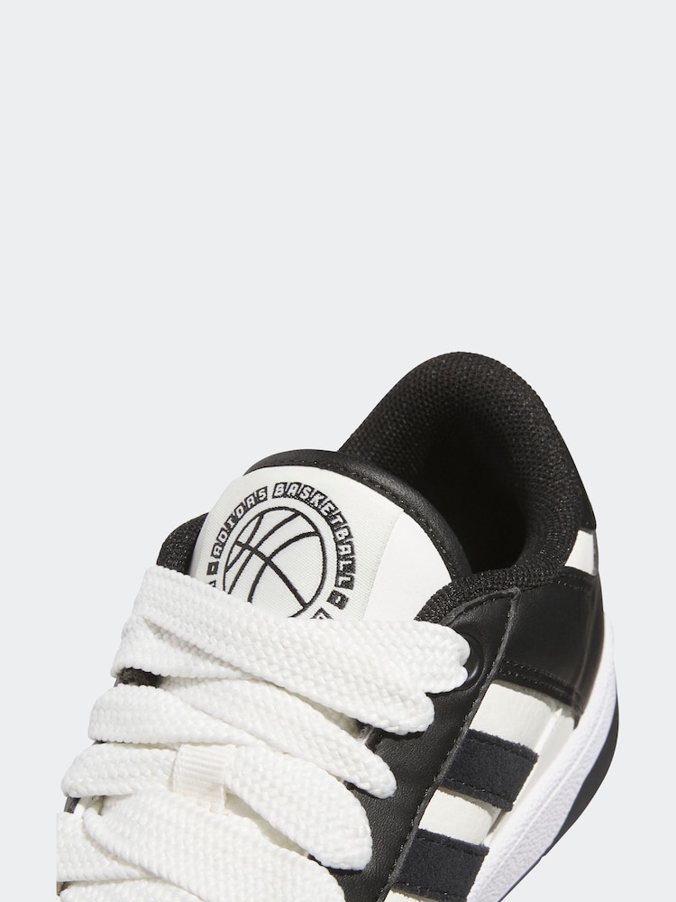 adidas Black Rapid Court Trainers - Image 9 of 9