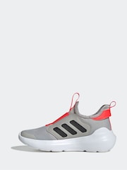 adidas Grey Tensaur Comfort Trainers - Image 2 of 9