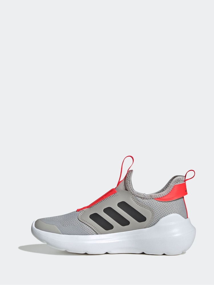 adidas Grey Tensaur Comfort Trainers - Image 2 of 9