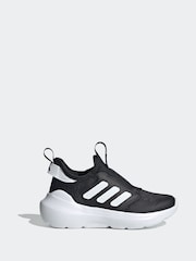 adidas Black/White Kids Tensaur Comfort Trainers - Image 1 of 9
