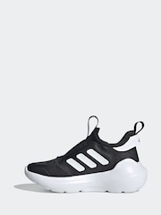 adidas Black/White Kids Tensaur Comfort Trainers - Image 2 of 9