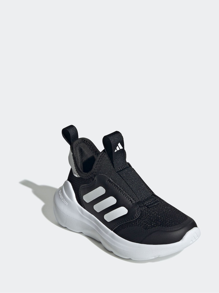 adidas Black/White Kids Tensaur Comfort Trainers - Image 3 of 9