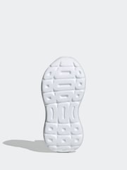 adidas Black/White Kids Tensaur Comfort Trainers - Image 6 of 9