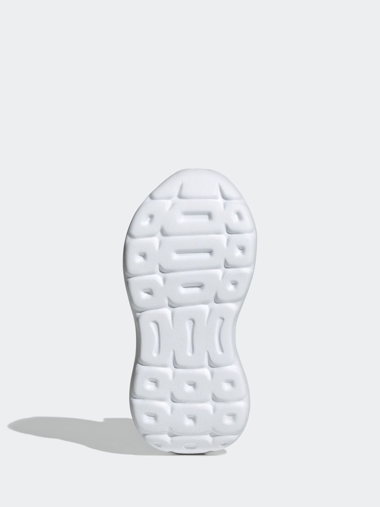 adidas Black/White Kids Tensaur Comfort Trainers - Image 6 of 9