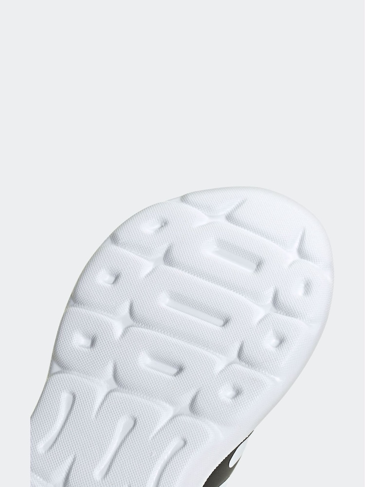 adidas Black/White Kids Tensaur Comfort Trainers - Image 9 of 9