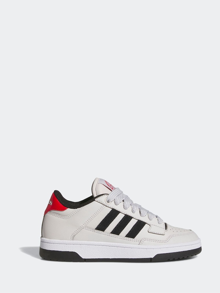adidas Grey Rapid Court Trainers - Image 1 of 9