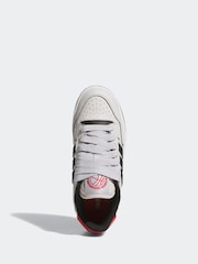 adidas Grey Rapid Court Trainers - Image 7 of 9