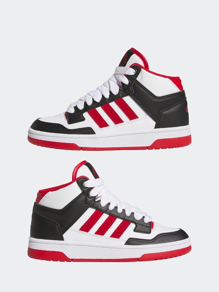 adidas Black Light Rapid Court Mid Trainers - Image 3 of 9