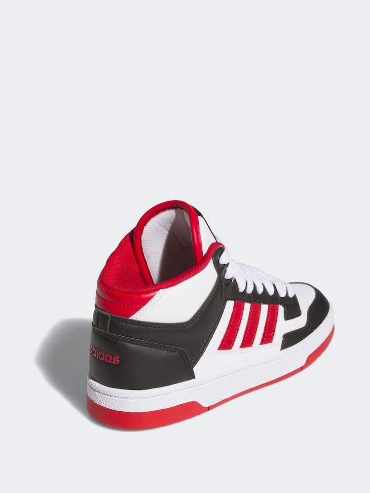 adidas Black Light Rapid Court Mid Trainers - Image 5 of 9