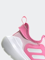 وردي/أبيض - adidas Kids Tensaur Comfort Trainers - صورة 8 من 9