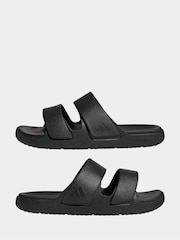 adidas Black Znscape Sandals - Image 5 of 9