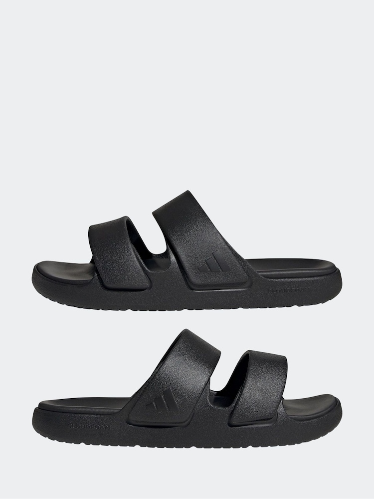 adidas Black Znscape Sandals - Image 5 of 9