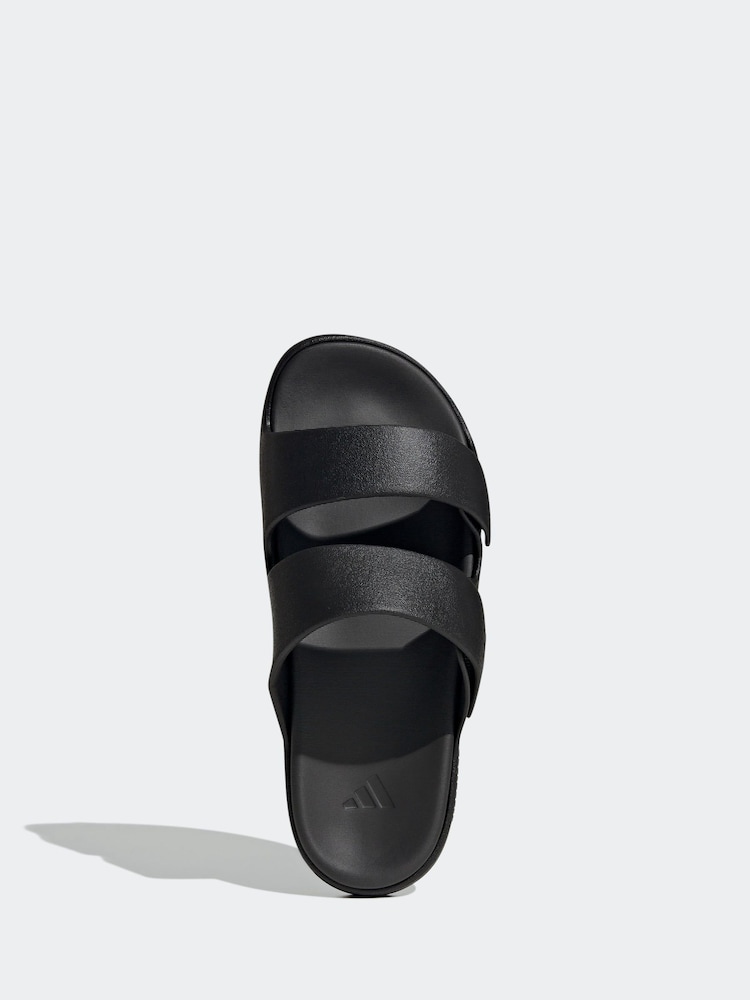 adidas Black Znscape Sandals - Image 6 of 9