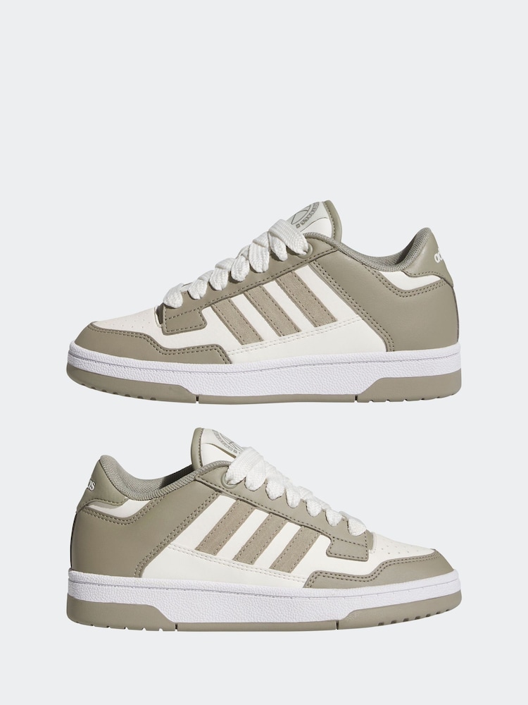 adidas Green Rapid Court Trainers - Image 4 of 8