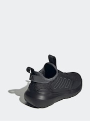adidas Black Kids Tensaur Comfort Trainers - Image 4 of 9