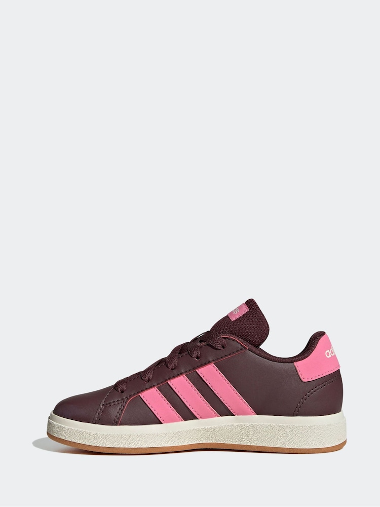 Rojo - Zapatillas con cordones Grand Court de adidas - Imagen 2 de 9