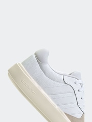 adidas White Litecourt Trainers - Image 8 of 9
