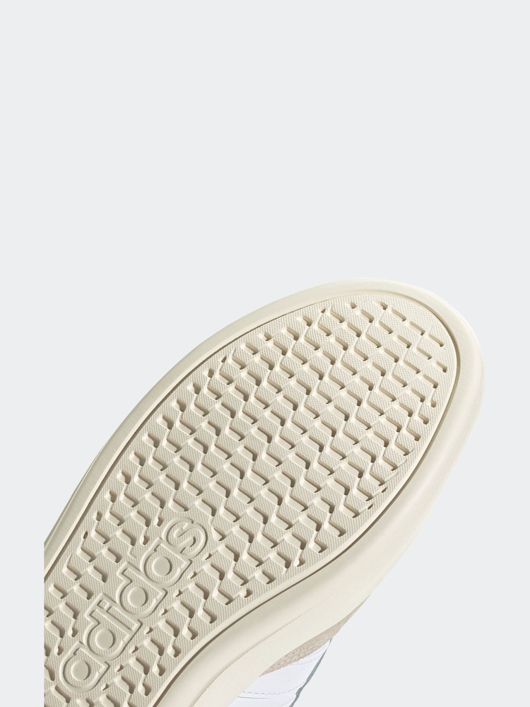 adidas White Litecourt Trainers - Image 9 of 9