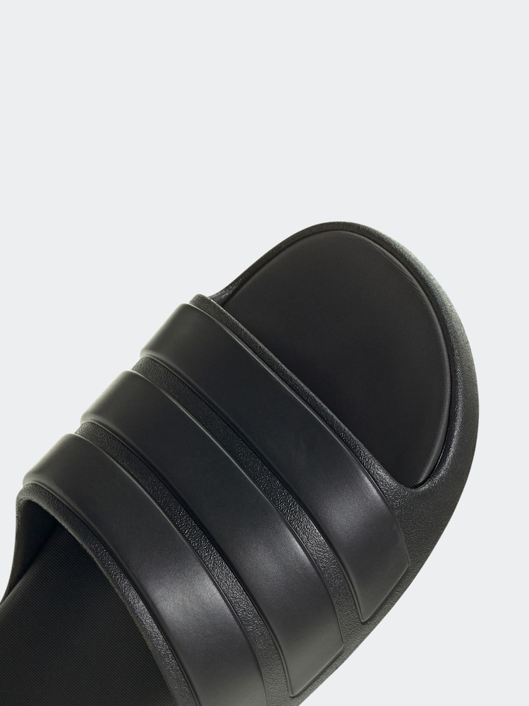 adidas Black ZN Scape Slides - Image 9 of 9