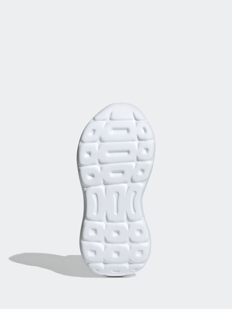 adidas Black/Pink Kids Tensaur Comfort Trainers - Image 5 of 9
