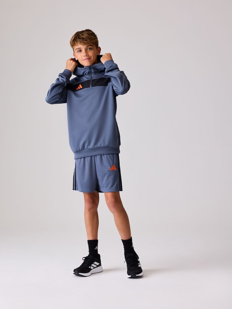 adidas Grey Chrome Tiro Essentials Hoodie - Image 2 of 4