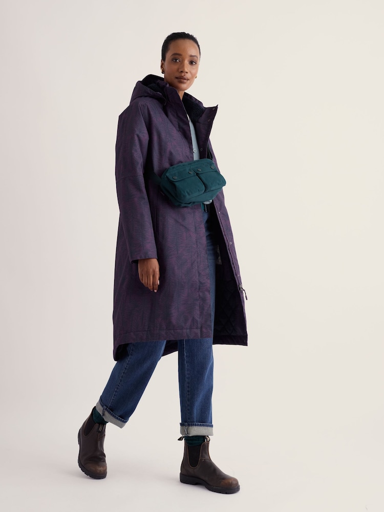 Seasalt Cornwall Purple Tall Janelle Waterproof Raincoat - Image 1 of 5 Seasalt Cornwall Purple Tall Janelle Waterproof Raincoat - Image 1 of 5