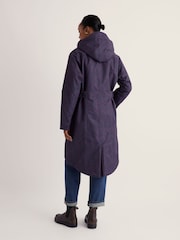 Seasalt Cornwall Purple Tall Janelle Waterproof Raincoat - Image 3 of 5