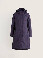 Seasalt Cornwall Purple Tall Janelle Waterproof Raincoat - Image 4 of 5