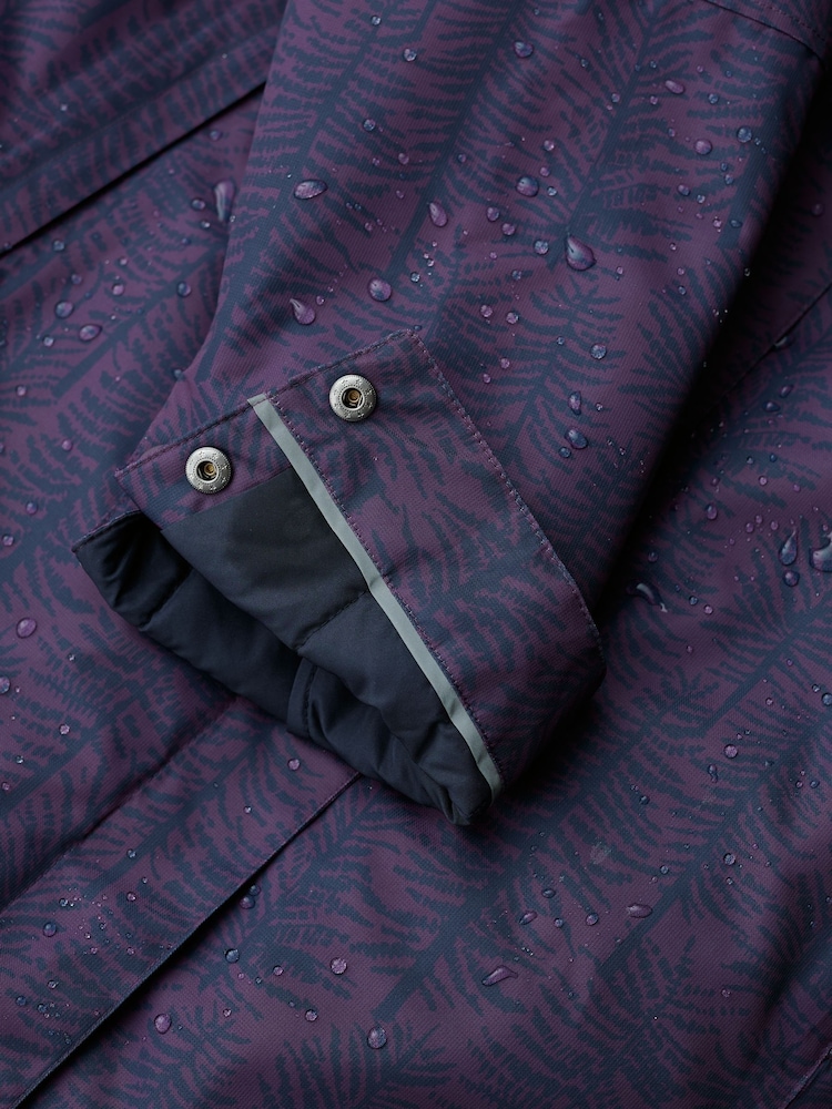 Seasalt Cornwall Purple Tall Janelle Waterproof Raincoat - Image 5 of 5 Seasalt Cornwall Purple Tall Janelle Waterproof Raincoat - Image 5 of 5