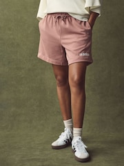 adidas Red Linear French Terry Shorts - Image 1 of 4