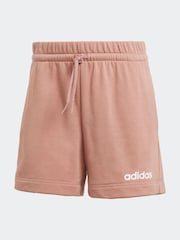 adidas Red Linear French Terry Shorts - Image 4 of 4