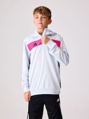 adidas Grey Tiro Essentials Hoodie - Image 3 of 5