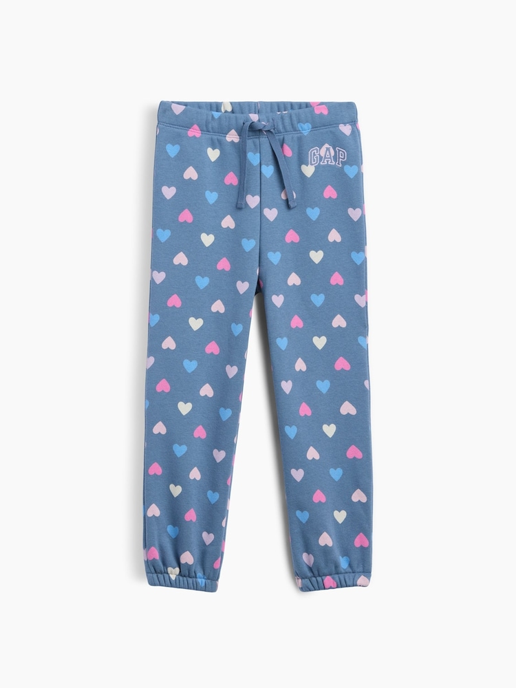 Gap Blue Heart Pull On Logo Joggers (6mths-5yrs) - Image 1 of 3 Gap Blue Heart Pull On Logo Joggers (6mths-5yrs) - Image 1 of 3