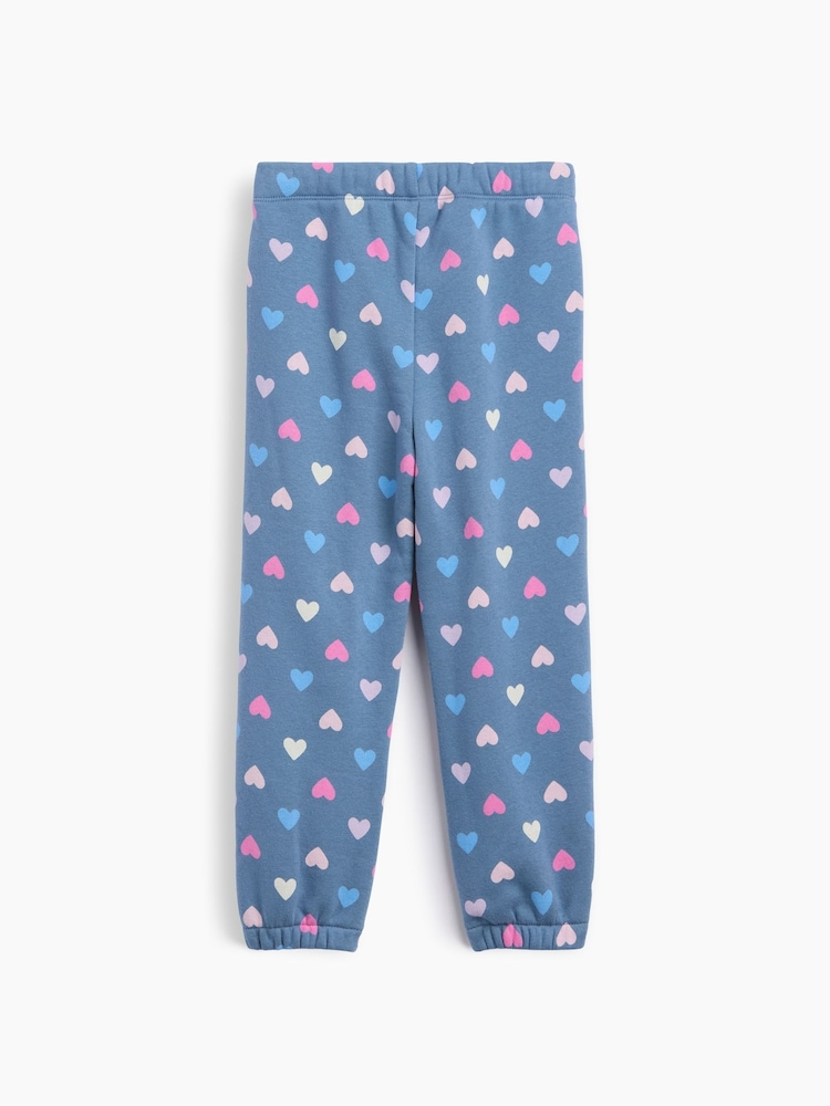 Gap Blue Heart Pull On Logo Joggers (6mths-5yrs) - Image 2 of 3 Gap Blue Heart Pull On Logo Joggers (6mths-5yrs) - Image 2 of 3