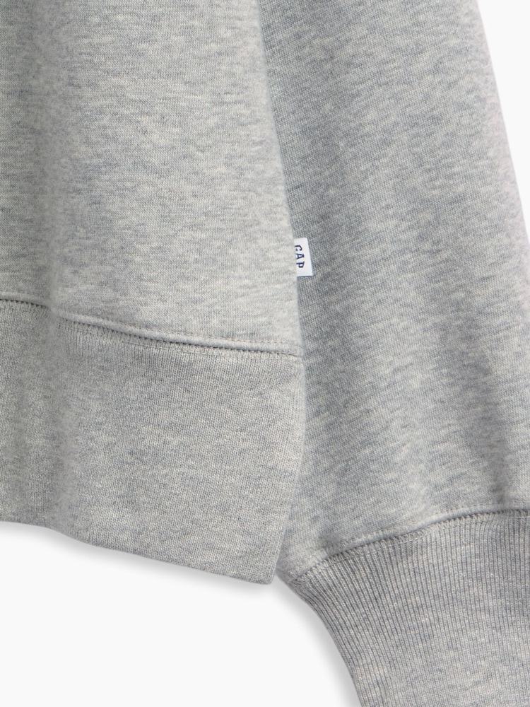 Grå - Gap Vintage Soft Oversized Split-Hem Sweatshirt (4-13yrs) - Bilde 4 av 4