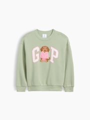 Gap Green Dachshund Vintage Soft Print Sweatshirt (6mths-5yrs) - Image 1 of 3