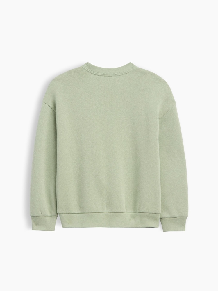 Gap Green Dachshund Vintage Soft Print Sweatshirt (6mths-5yrs) - Image 2 of 3 Gap Green Dachshund Vintage Soft Print Sweatshirt (6mths-5yrs) - Image 2 of 3