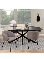 Actona Black Heaven Dining Table - Image 1 of 7