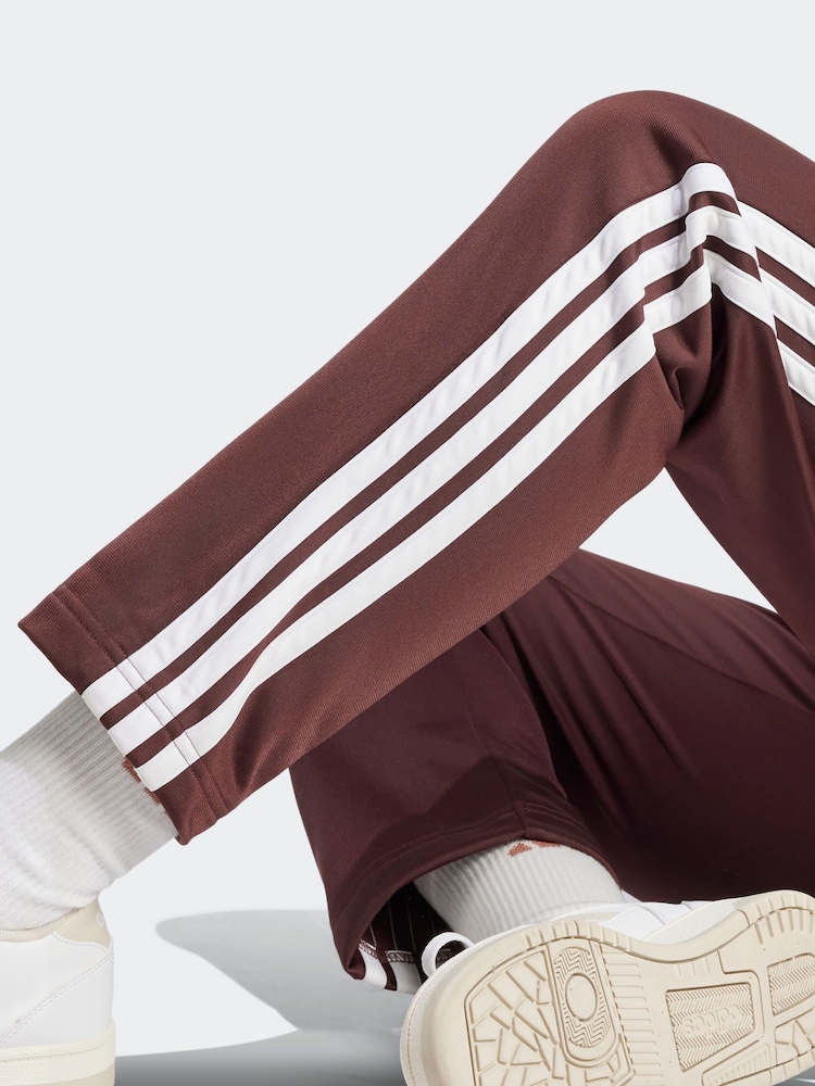 adidas Red Essentials 3 Stripes Tracksuit - Image 5 of 5