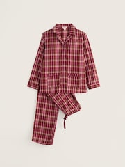 Seasalt Cornwall Red Sailing Moon Pyjamas - Image 4 of 7