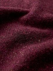 Seasalt Cornwall Purple Dawson Pick Jumper Made With Merino - Image 5 of 5