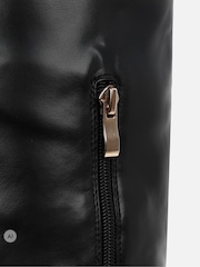 Simmi London Black Leon Knee High Stretch Heeled Boots - Image 4 of 4