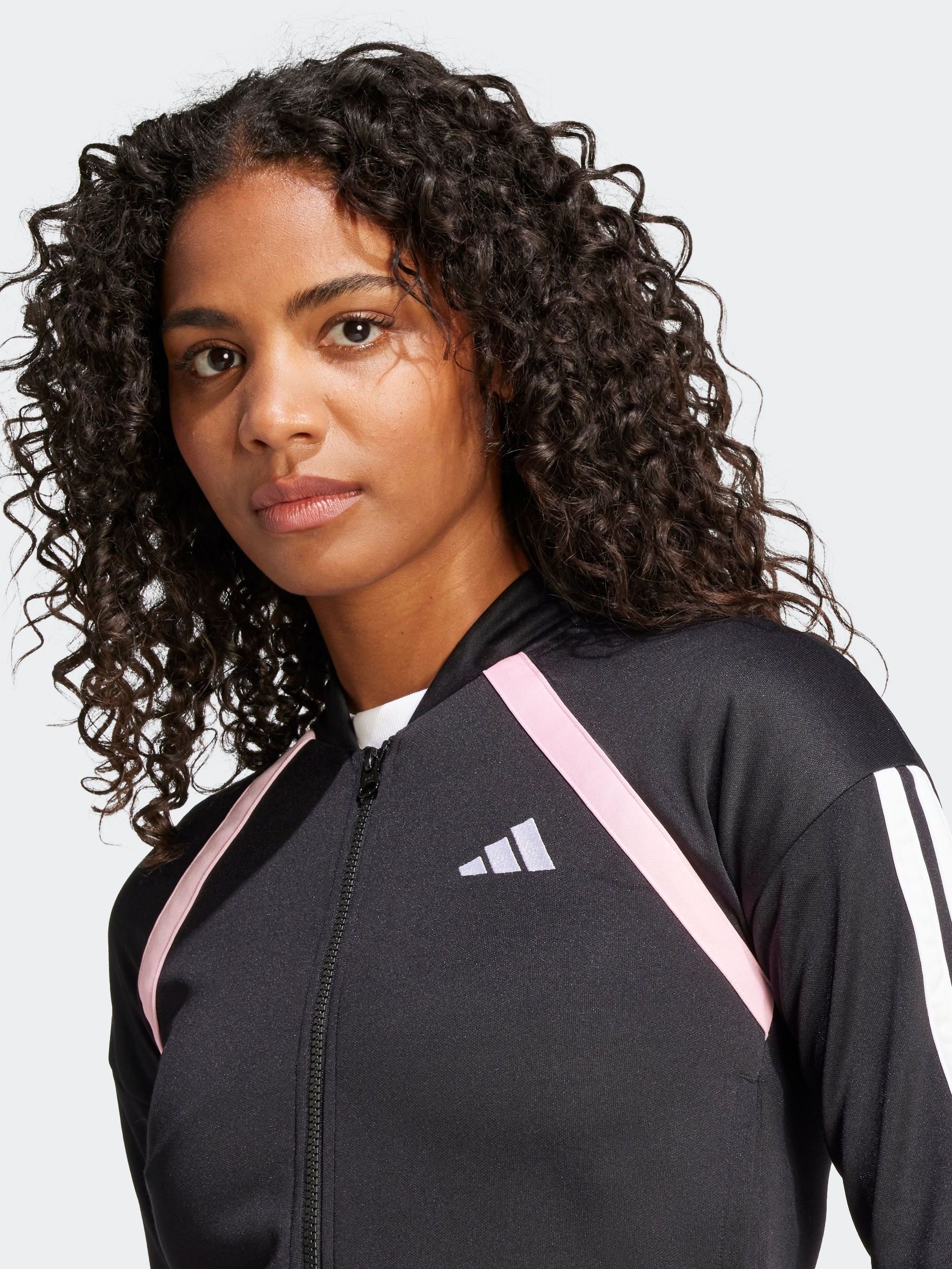 Buy adidas Black Teamsports 3-Stripes Open Hem Tracksuit from Next USA