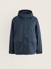 Seasalt Cornwall Blue Portheras Oversized Waterproof Jacket - Image 4 of 5