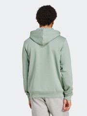 adidas Originals Green Trefoil Essentials Hoodie - Image 2 of 6