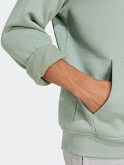 adidas Originals Green Trefoil Essentials Hoodie - Image 4 of 6