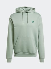 adidas Originals Green Trefoil Essentials Hoodie - Image 6 of 6