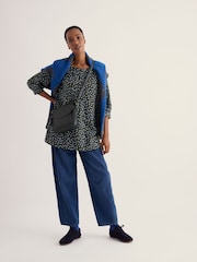 Seasalt Cornwall Green Lerryn Printed A-Line Tunic - Image 1 of 5