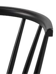 Actona OakBlack Christo Dining Table & 6 Ida Dining Chairs - Image 10 of 12